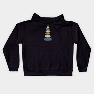 STONE ROCK BALANCING Kids Hoodie